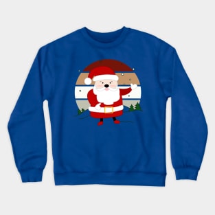 Santa Claus Christmas cartoon Crewneck Sweatshirt